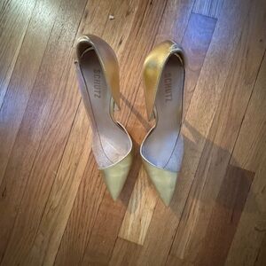SCHUTZ Metallic Gold Women's Heels